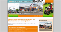 Desktop Screenshot of bauma-maschinen.de